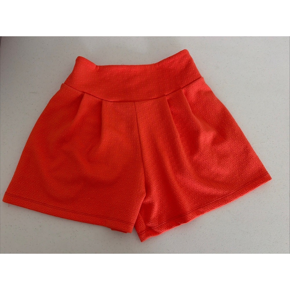 Aritzia Freeway Women's Neon Orange Culotte Shorts Sz Small